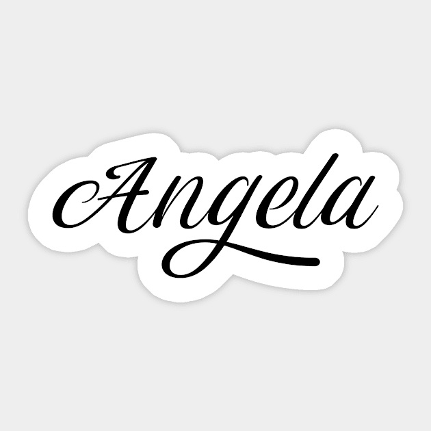 Name Angela Sticker by gulden